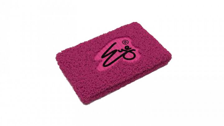 Eye Wristband Pink with Black Logo 2szt